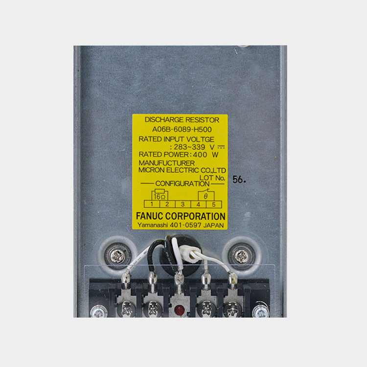 Factory making Fanuc Cnc Keyboard - Japan original fanuc discharge resistor A06B-6089-H500 – Weite detail pictures