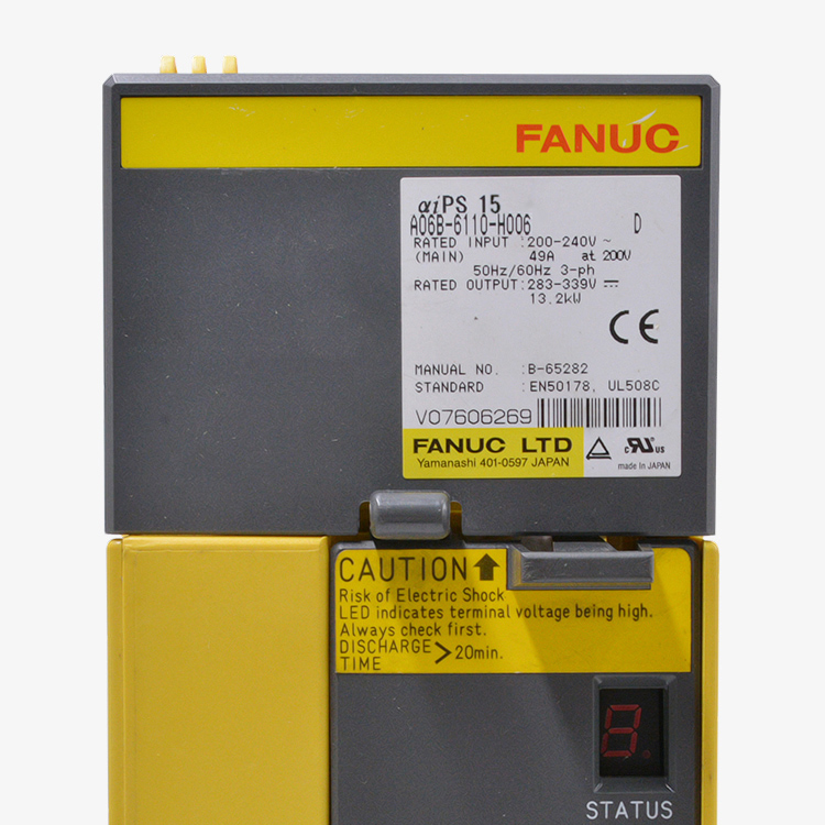 Excellent quality A02b - Japan original fanuc servo driver A06B-6110-H006 – Weite detail pictures